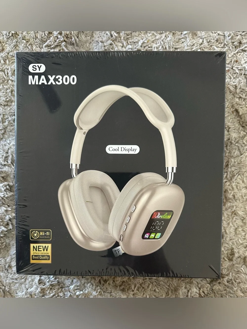 Brand New Wireless Headset Bluetooth Cool Design Touch Screen SY MAX300 SEALED